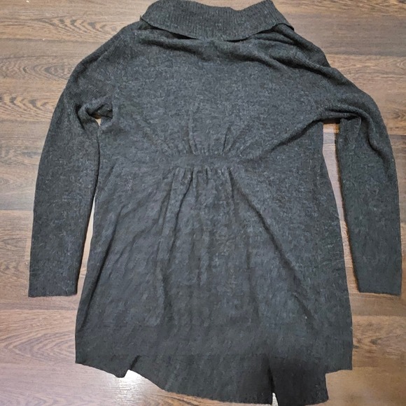 Fenn Wright Manson Italian Merino Wool Cardigan Grey Sweater XL Shawl Collar - Picture 5 of 11